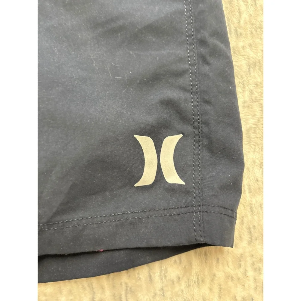 Hurley Mens Navy Blue 21‎ Inch Outseam Board Shorts Size 40 Swim Trunks